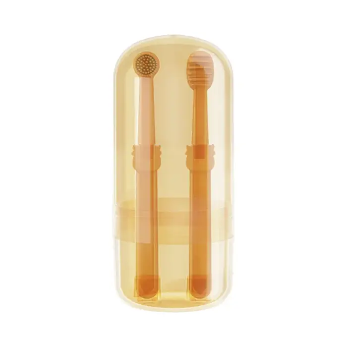 Pet Teeth Whitening Kit - Dual-Head Silicone Toothbrush & Enzymatic Paste for Dogs/Cats, Summer Oral