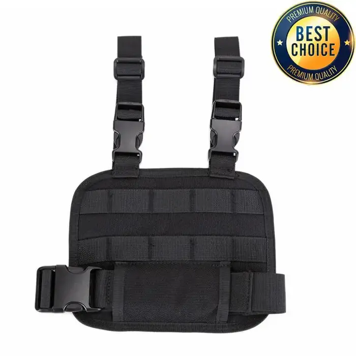 Plateau molle de cuisse ajustable 1000D tactique avec ceinture et sangles pour équipement de chasse