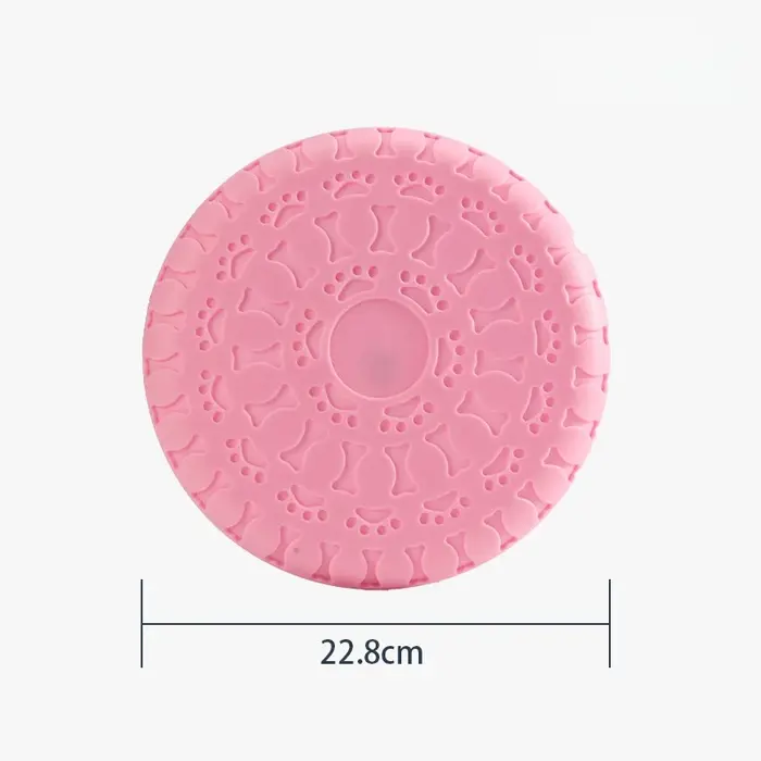 Disque volant durable pour chiens de taille moyenne/grande : Frisbee résistant aux morsures pour le 