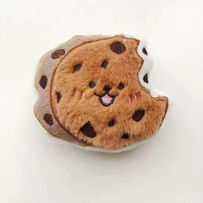 Jouets en peluche pour chiens en forme de nourriture avec couineur, ensemble de jouets à mâcher inte
