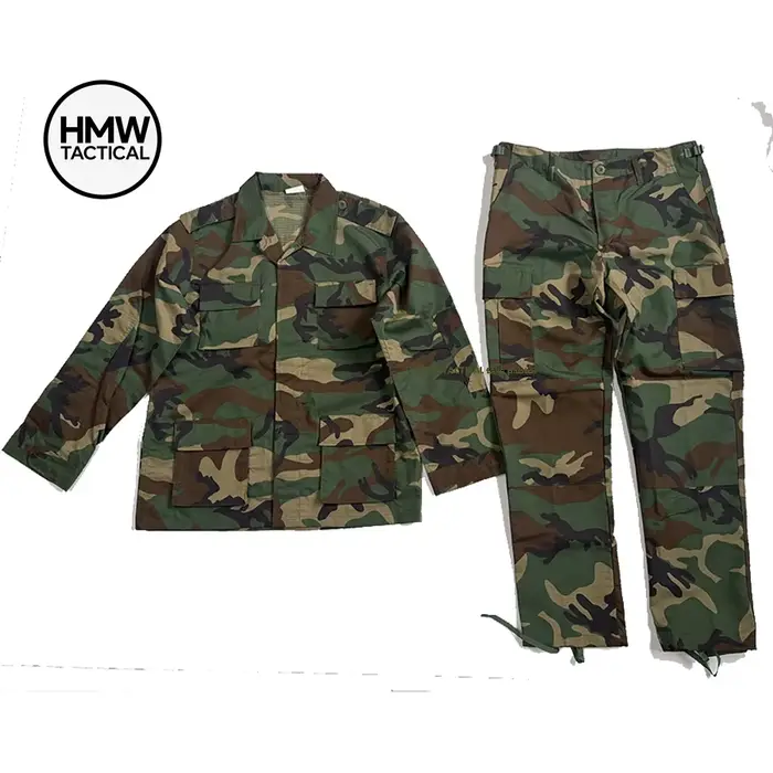Costume camouflage BDU pour hommes, résistant à l'usure, vêtements d'entraînement en plein air, M81 