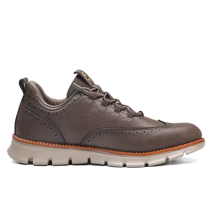 Grande taille 48 49 50 richelieu avec pointe d'aile Style britannique hommes Oxford chaussures en cu