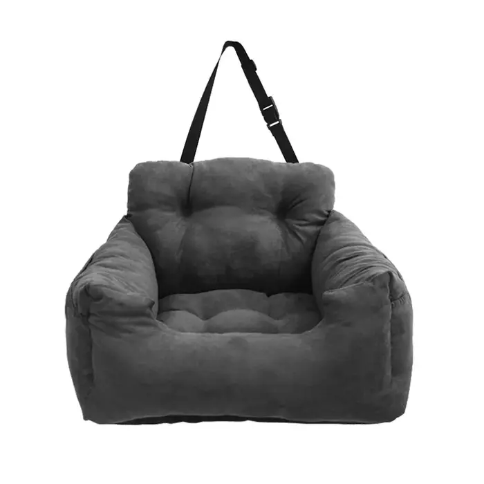 Housse de siège de voiture pour chiens en velours doux et respirant pour petits chiens voyage confortable et sécurité transport automobile chiens occassions spéciales