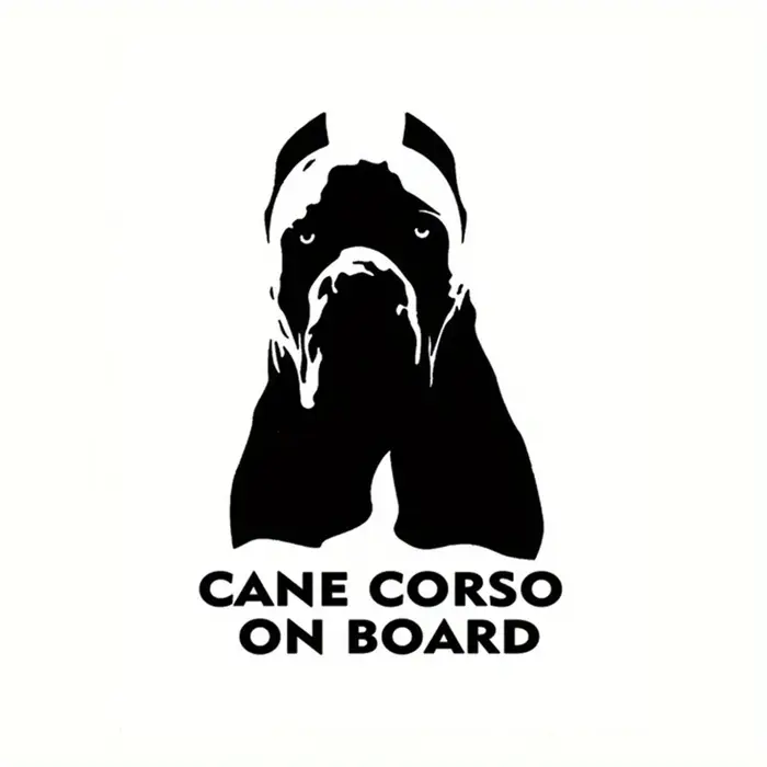 Autocollants en vinyle Cane Corso Dog On Board, autocollants pour voiture, moto, ordinateur portable