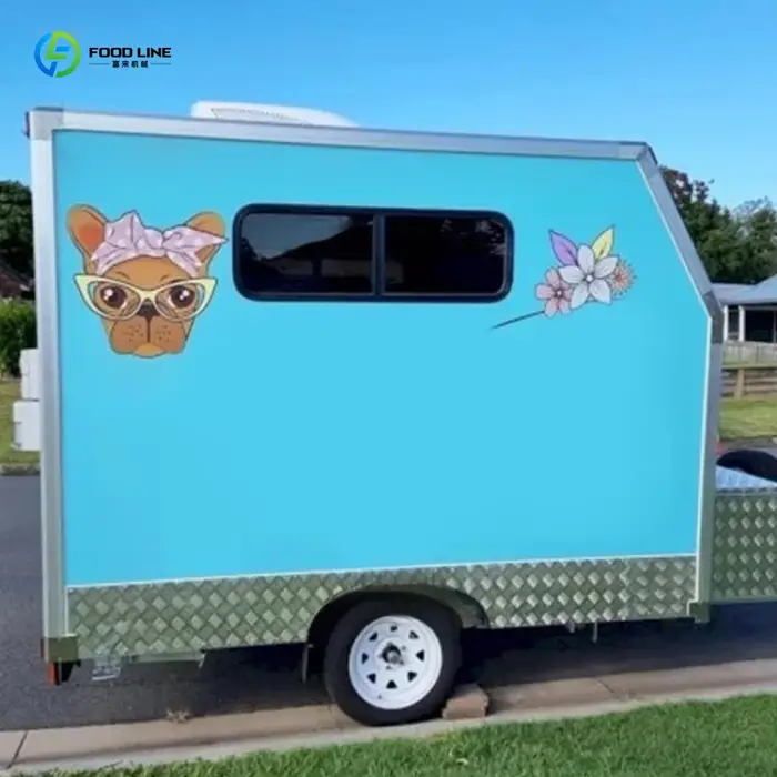 Remorque pour animaux de compagnie personnalisée de haute qualité, remorque mobile pour le lavage de