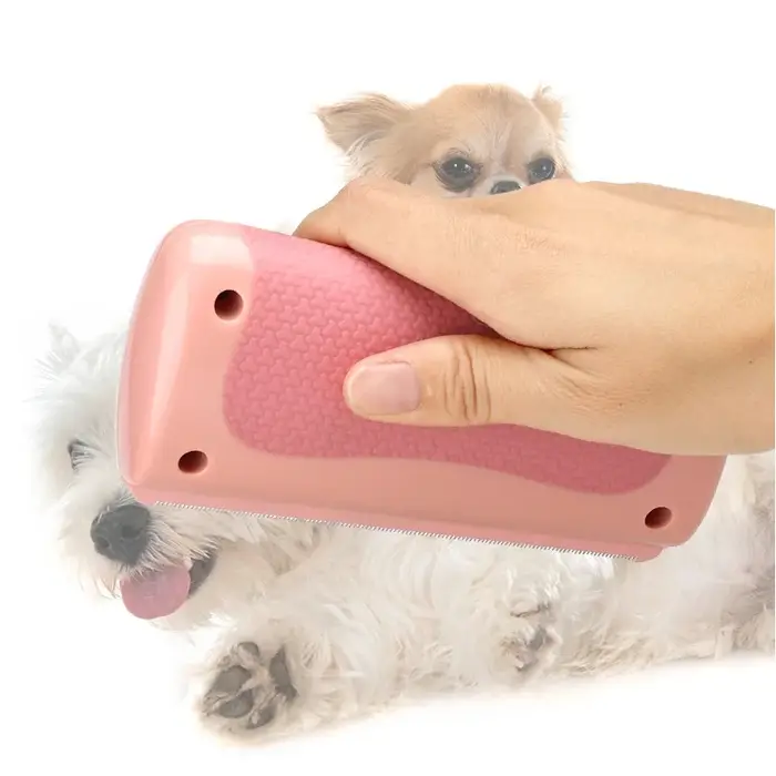 Brosses d'épilation en dents de scie, grattoir à sueur, épilateur pour chiens et chats, peigne domestique, Design tranchant, efficace et facile à utiliser