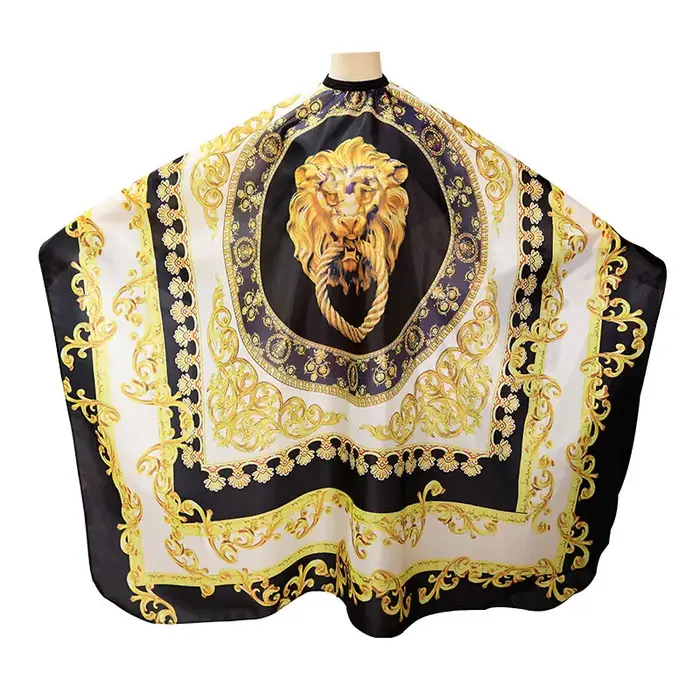 Coiffure professionnelle coiffeur tissu Lion motif robe barbier imperméable coiffeur tablier coupe d