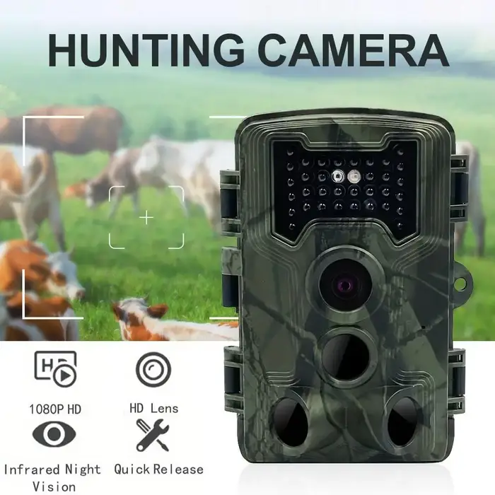 Caméra de chasse 36MP avec vision nocturne et détection de mouvement pour observation de la faune sauvage occasions spéciales