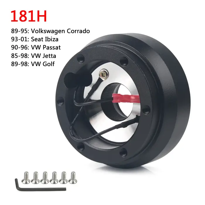 Adaptateur de moyeu court pour volant de course 181H, adapté à VW Golf / Jetta / Passat / Seat Ibiza