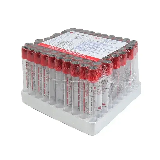 100 pièces collecte de sang sous vide vétérinaire sans additifs Tube PRF consommables de laboratoire 5 ml 10 ml