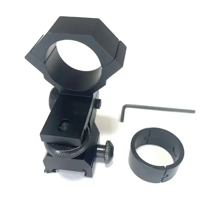 Supports de portée de fusil réglables, enroulement d'élévation, Rail de 20mm, anneaux fixes de 30mm,