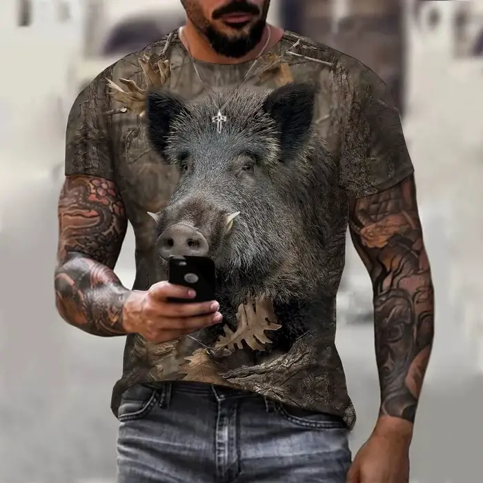 CamSolomon-T-shirt manches courtes pour hommes et femmes