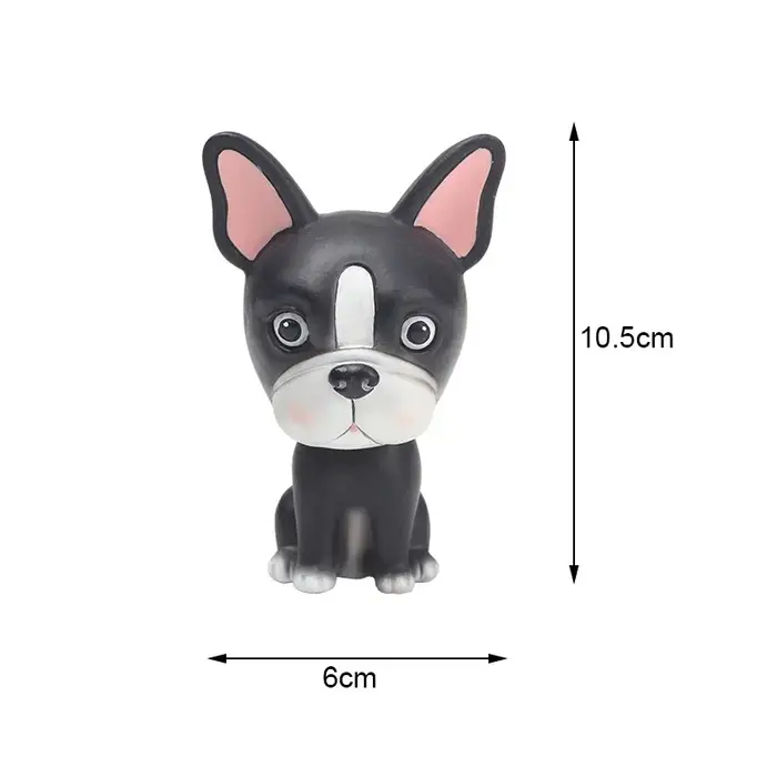Ornements de voiture, poupée de chien secouant la tête, jouets pour chien, belle Figurine de chiot B