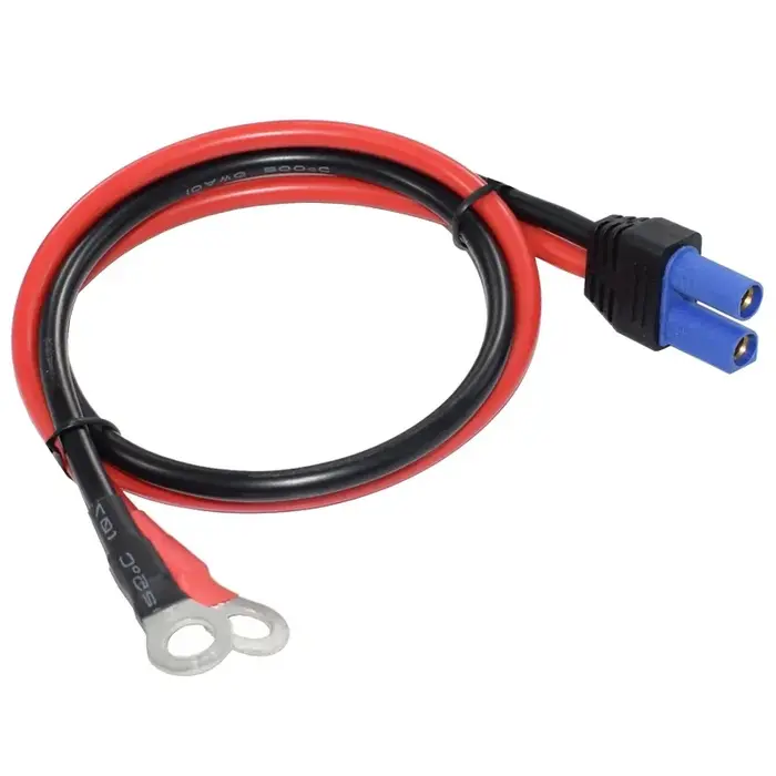 Câble d'extension de connecteur de fil d'alimentation, 50cm, 10awg EC5 femelle à joint torique, cord