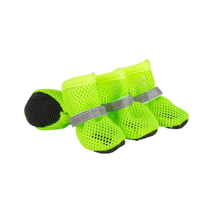Chaussures antidérapantes pour chiens, 4 pièces, respirantes, résistantes à l'usure, bottes de prote