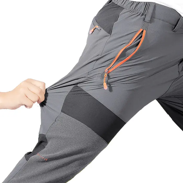 Pantalon randonnée montagne outdoor élastique 4 côtés séchage rapide été léger respirant homme