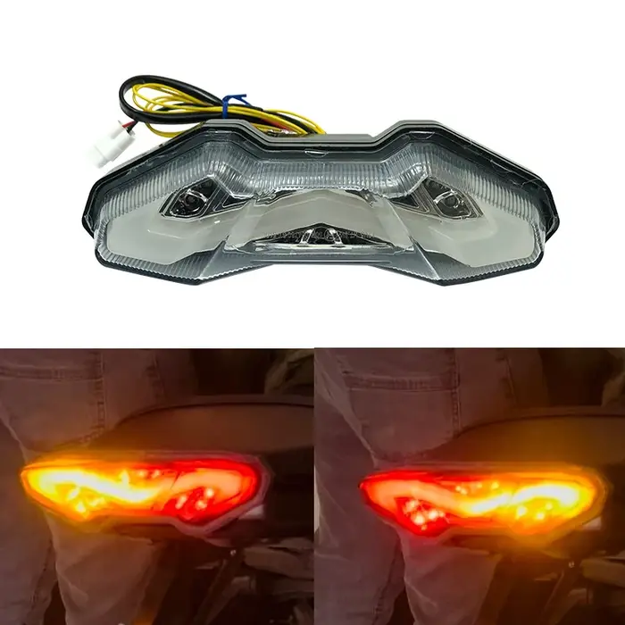 Enquêter arrière LED pour moto, clignotant, lampe de frein, Yamaha MT10 FZ09, ugger 2014, 2015, 2016