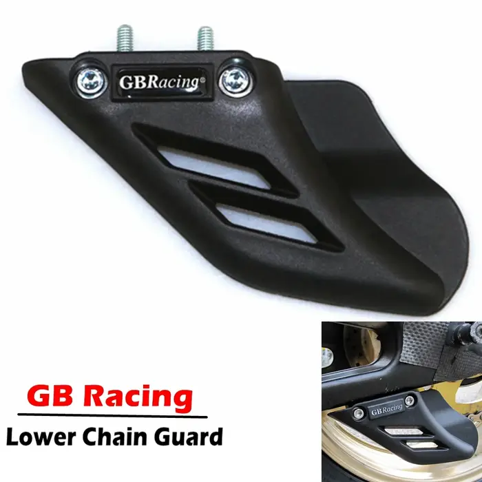 GB Racing – protège-chaîne inférieur en forme d'aileron de requin, pour HONDA, YAMAHA, KAWASAKI, SUZ