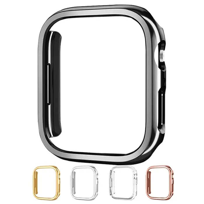 Coque protection Apple Watch 45mm 41mm 40mm 44mm - Bumper PC dur compatible SE 9 8 7 6 5 sans verre