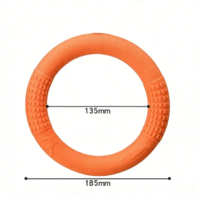 Jouets d'anneau pour chien, outils d'entraînement flottants à mâcher indestructibles, pour petits, m