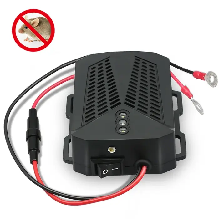 Répulsif à souris à ultrasons pour voiture, alarme dissuasive, répulsif à rats, démarrage intelligen