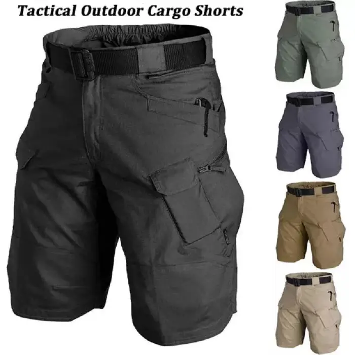Short cargo militaire extérieur pour homme, short d'été urbain imperméable, pantalon de camp de trek