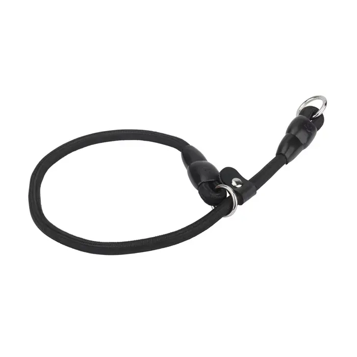 Collier Rond Tressé pour Chien, Accessoire d'Entraînement sans Nervures, Colliers Antidérapants avec