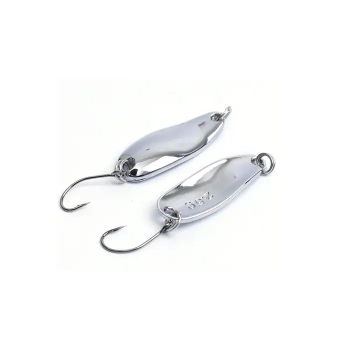 OUTKIT 1 pièces truite/basse leurre Spoonbait Spinners cuillère bobine artificielle/appât dur paille