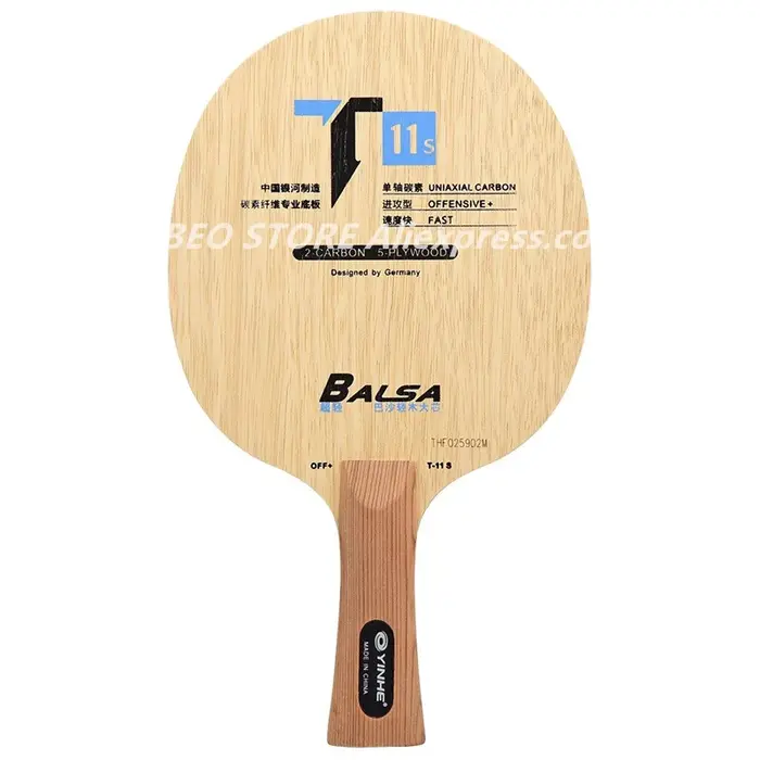 YINHE T11 (Balsa léger carbone) lame de Tennis de Table YINHE T-11 T11S raquette galaxie originale p
