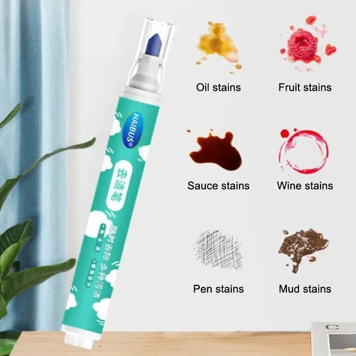 Stylo magique anti-taches pour vêtements, 1 pièce, Portable, sans huile, pour enlever les taches de 
