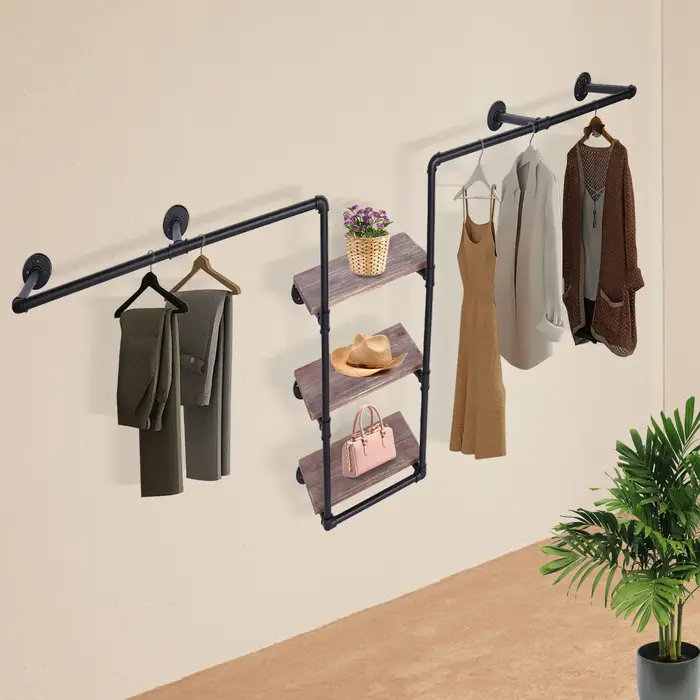 Tuyau industriel pour la vente au détail de vêtements, confection de vêtements rustiques T1