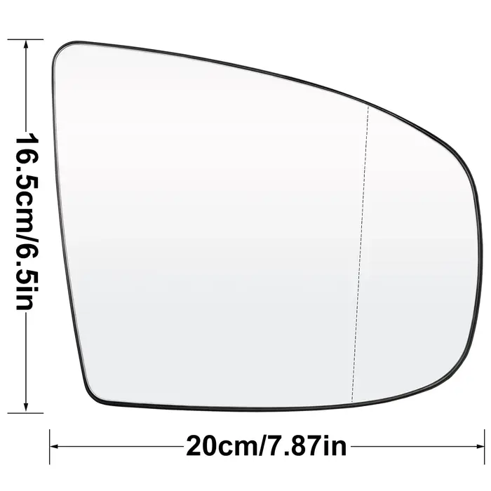 Pour Bmw X5 E70 Lci 2007-2013 E71 E72 2008-2014 côté gauche droit porte aile miroir verre chauffé 4 