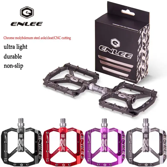 ENLEE vtt vélo de route pédales scellées ultralégères CNC pièce de cyclisme alliage DH XC roulements