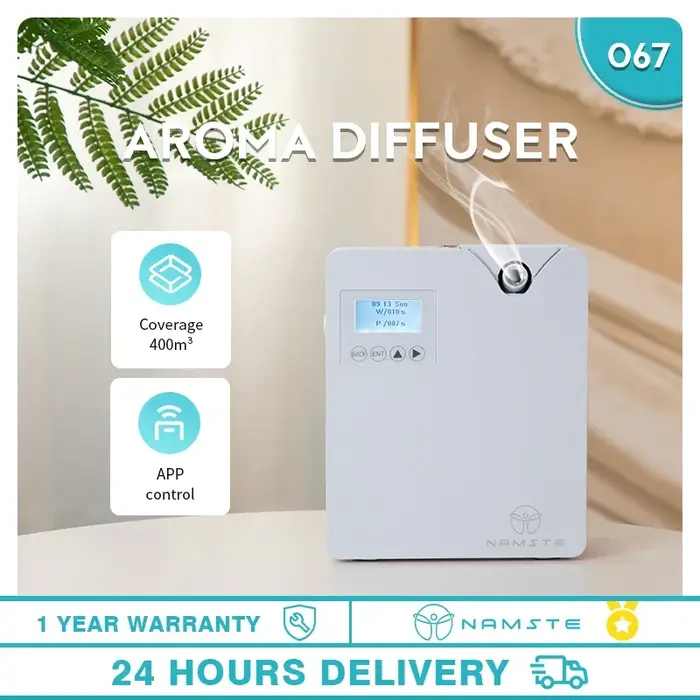 Diffuseur de parfum NAMSTE, désodorisant d'ambiance électrique, Oasis aromatique, puissance 7W, capa