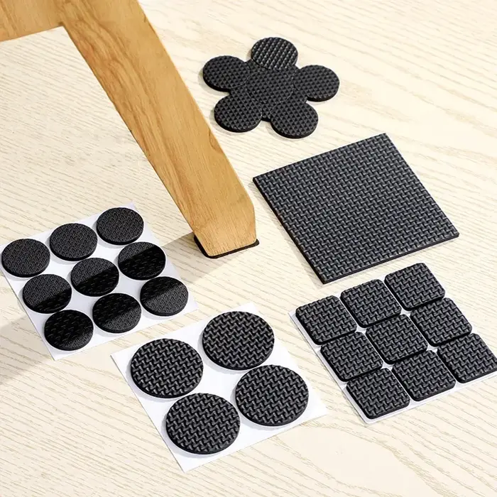 Coussinet de protection en caoutchouc pour pieds de meubles, antidérapant, Flexible, à la mode, pour
