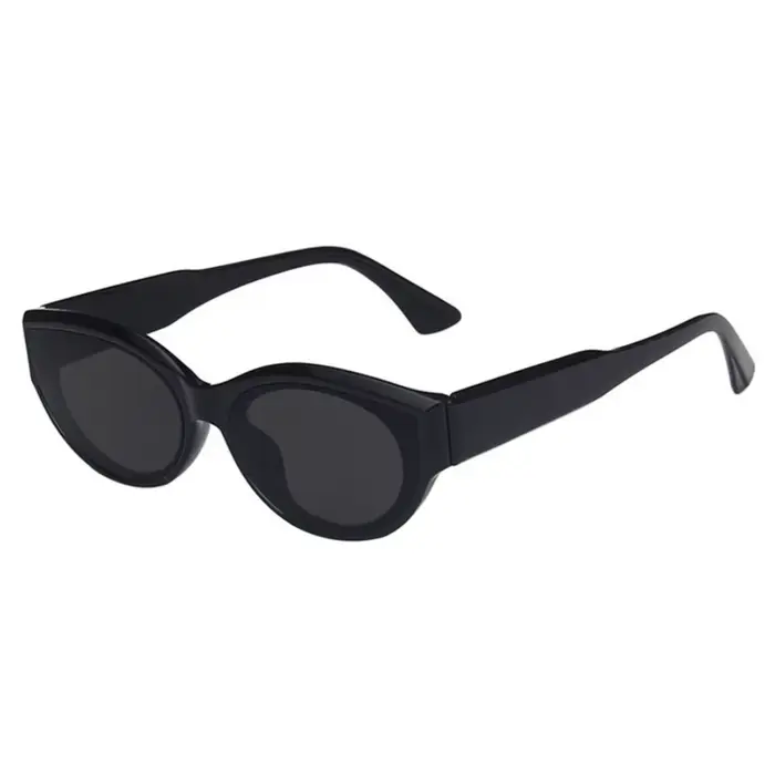 Nouveauté lunettes de soleil œil de chat femmes lunettes ovales marque Vintage elliptique carré lune