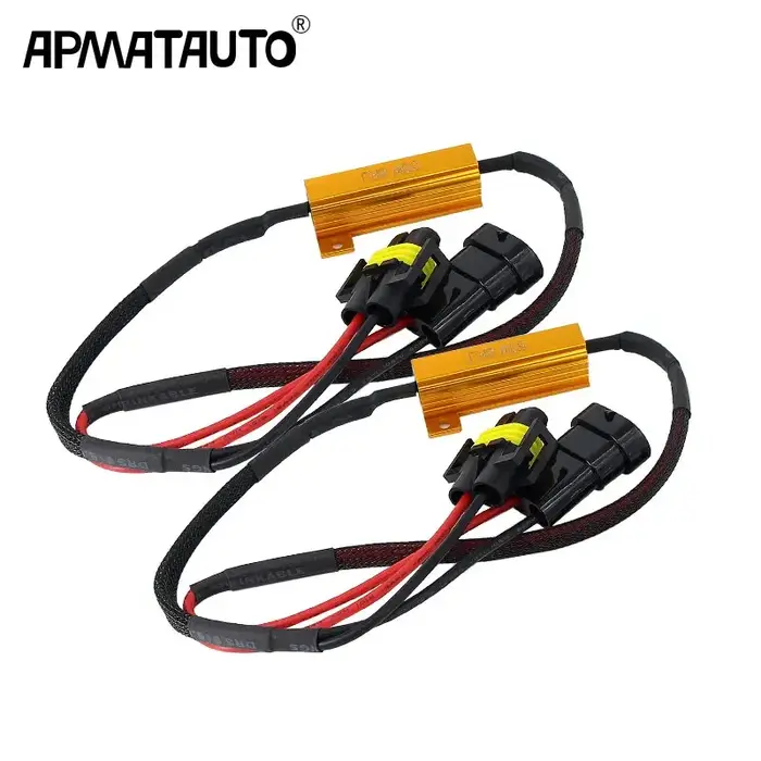 2X 50W H4 H7 H11 9006 hb3 hb4 h9 h8 h10 résistance de charge de voiture annuleur d'erreur décodeur L