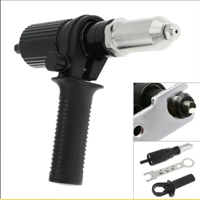 Pistolet à écrou électrique professionnel, Machine à tirer le noyau, accessoires de rivetage sans fi