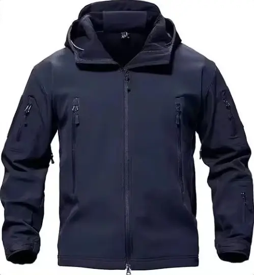 Veste de chasse camouflage pour homme, imperméable, coupe-vent, softshell, tactique, avec capuche en