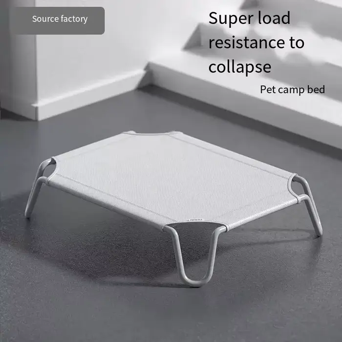 Lit surélevé pliable pour chiens