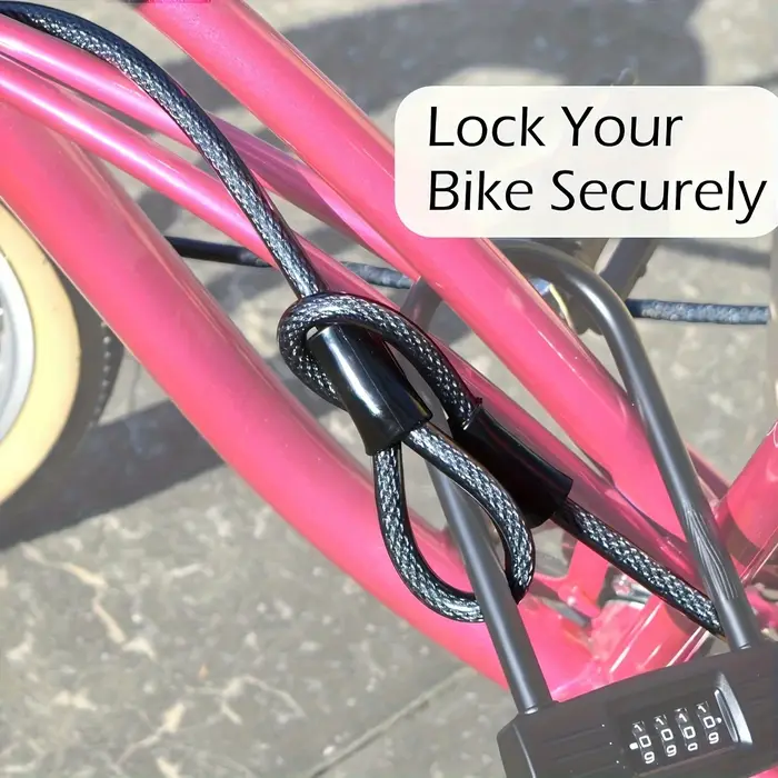 Câble de sécurité pour vélo de 120 cm/47 pouces