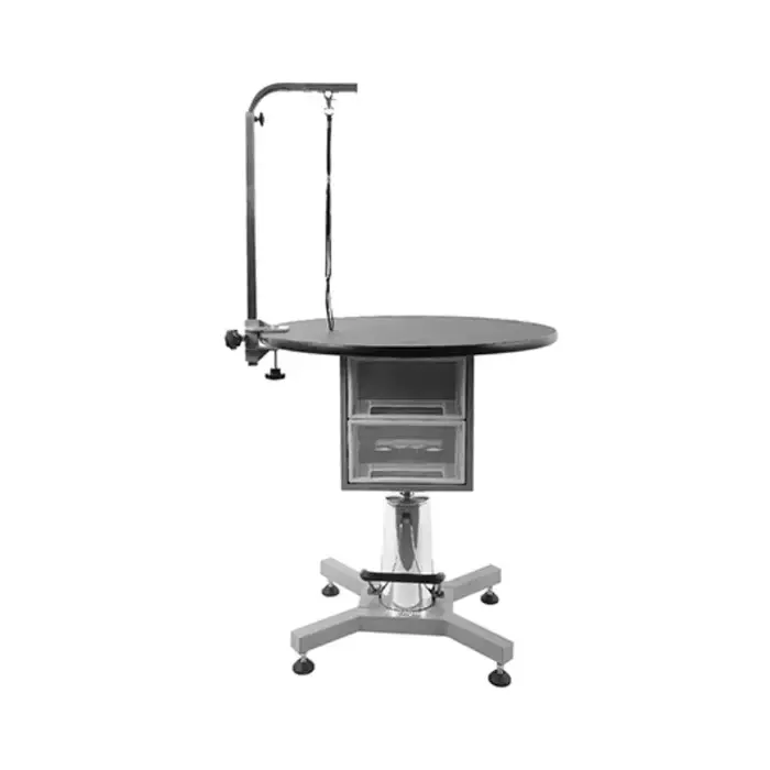 Hydraulic table for dog pet grooming table
