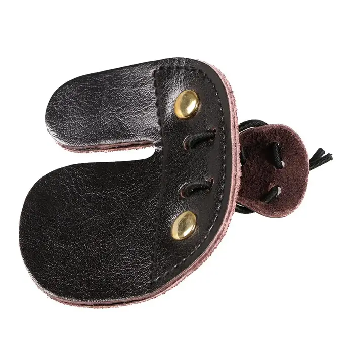 Gants doigts archerie Prettyia protection onglets cuir tir à l'arc chasse accessoires France
