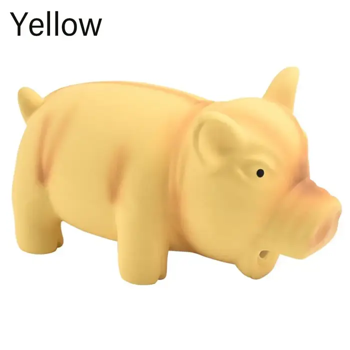 Jouets à mâcher en Latex pour animaux de compagnie, son en caoutchouc, grincement pour cochon, jouet