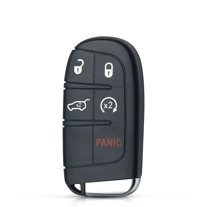 KEYYOU Remplacement Clé à distance intelligente à 5 boutons M3N 40821302   Fob 433MHz pour Jeep Gran
