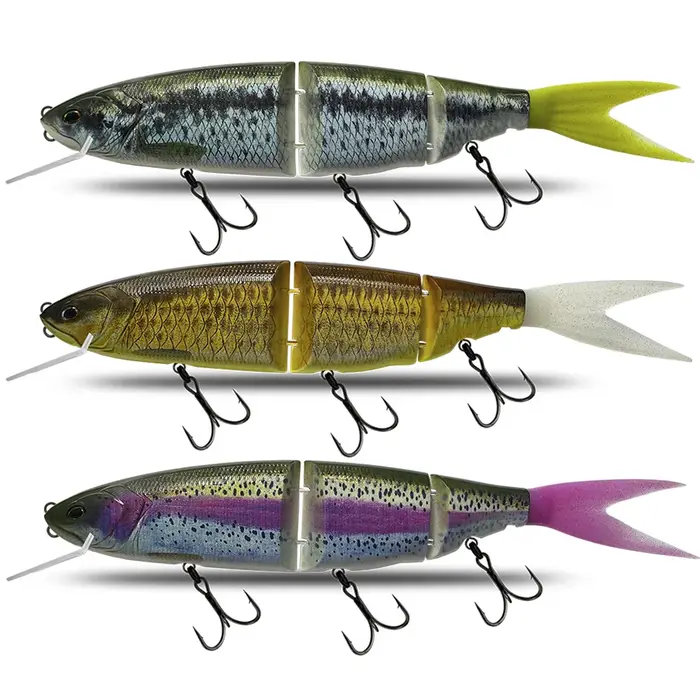 Leurre de pêche taille 350mm Brochet appât de natation articulé flottant le géant dur appât Section 