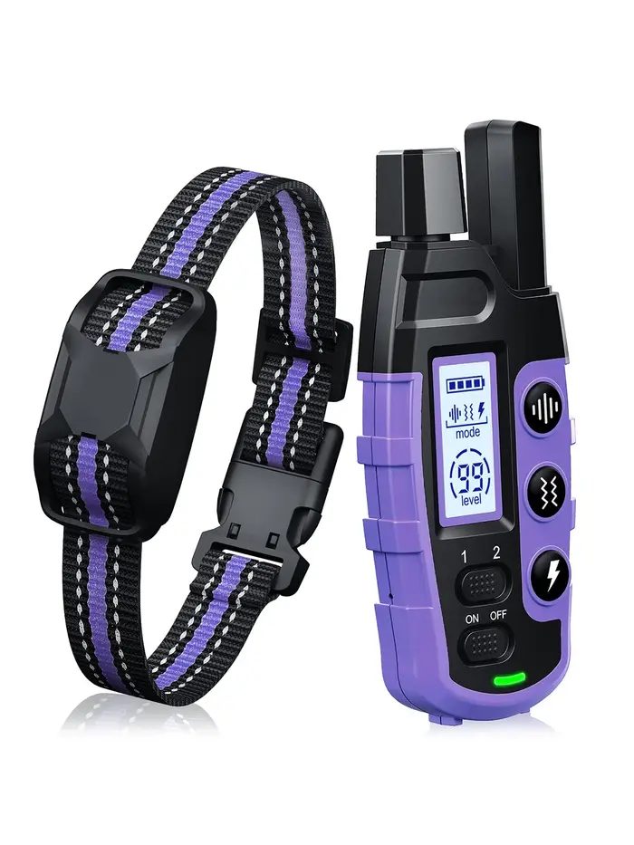 Collier de dressage électrique pour chien 3300 pieds de portée, télécommande étanche, pour chiots de