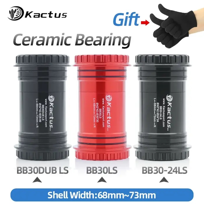 Support inférieur de vtt, roulement en céramique BB30/24/BB30DUB sur arbre de verrouillage, presse a