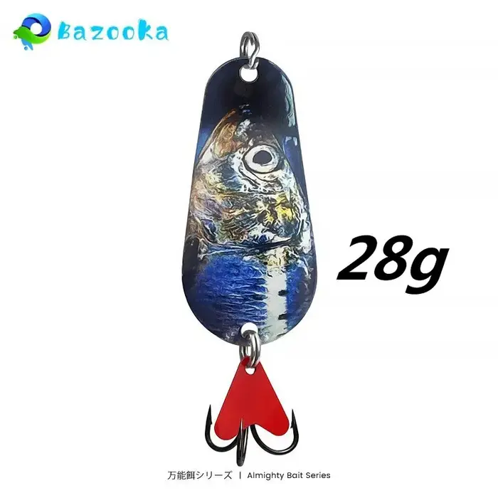 Bazooka-Leurre de pêche Treblehook, impression 3D, Wobblers à paillettes, bar, brochet, rivage, appâ