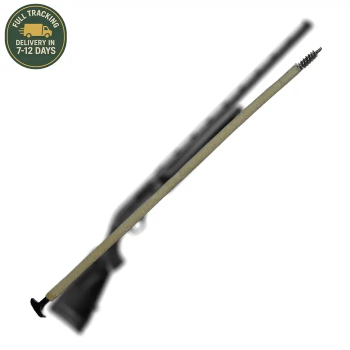 Kit de nettoyage pour fusil de chasse de calibre 12, tige en coton Extra longue avec tête de brosse de nettoyage en profondeur en Nylon pour l'entretien des barils